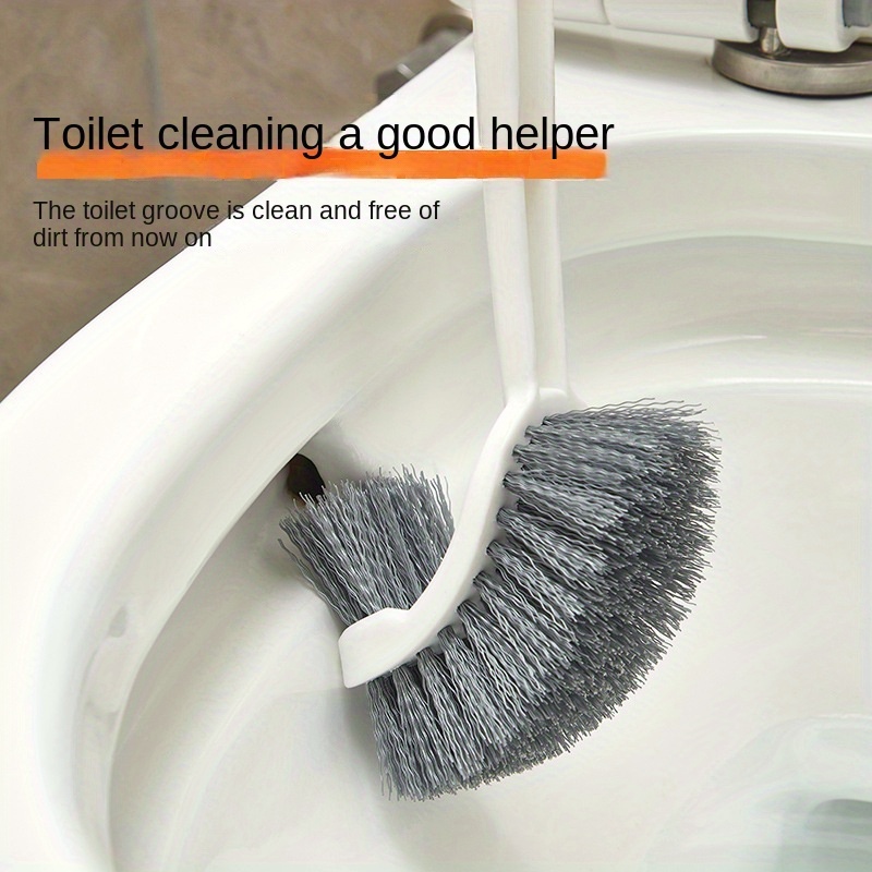 scandinavian double sided toilet brush for home use toilet cleaning brush with no dead corners and   wall mounted toilet brush details 2