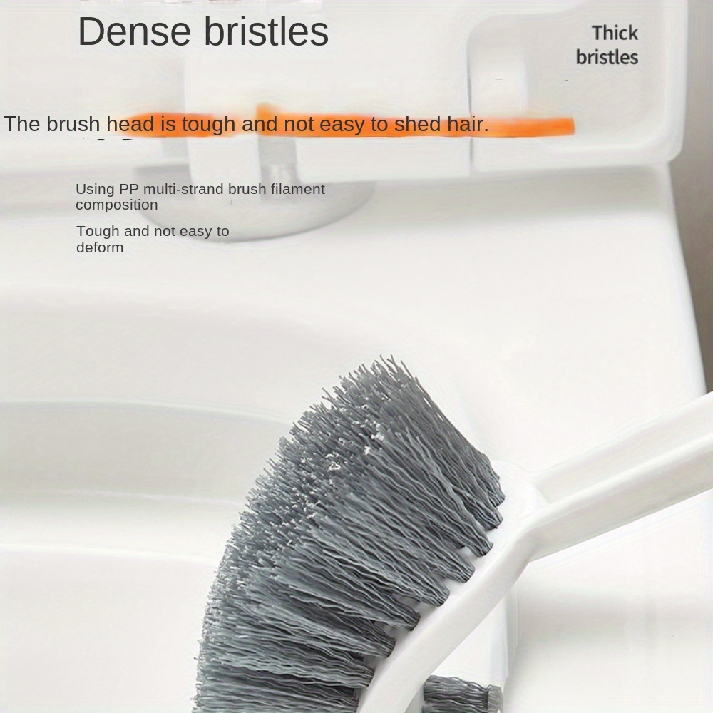 scandinavian double sided toilet brush for home use toilet cleaning brush with no dead corners and   wall mounted toilet brush details 7