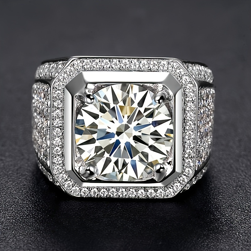 

Bague de Fiançailles en Moissanite Shavano de 1 - en Argent 925, Intemporel, Parfaite et les Spéciales, Hypoallergénique, et