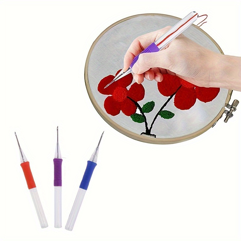 

Effortlessly Embroidery With Our Stitch Punch Needle Set - Includes Thread Needle And Sewing Accessories