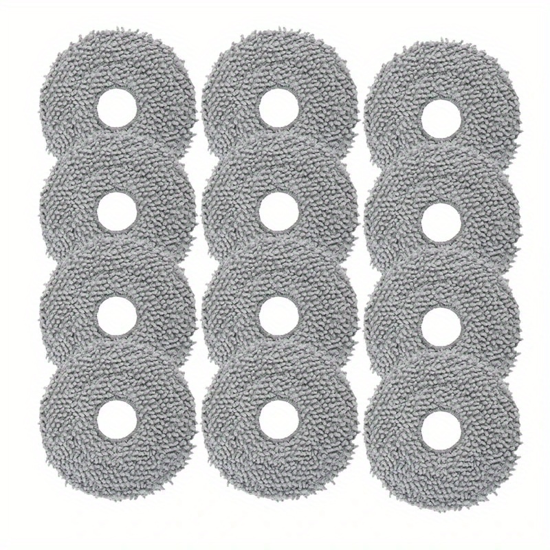 

12 Pack Of T20, T10 X1, Omni T30 Pro, Omni X2, Omni X1 T10 Turbo Mop Cloth For Robot Vacuums - Floor Attachment