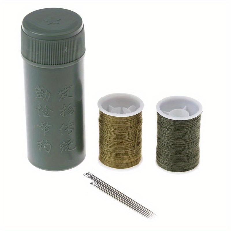 

1pc Mini Travel Sewing Kit Cylinder Box With Thread Sewing Box, Sewing Storage