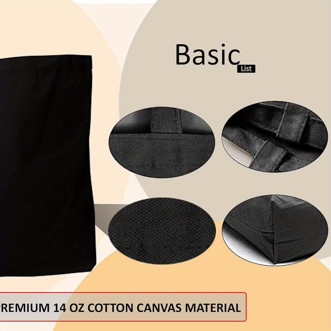 Sac Fourre-tout Réutilisable En Toile Pour Femme, Grande Capacité, Idéal Pour Courses, Travail Ou Plage