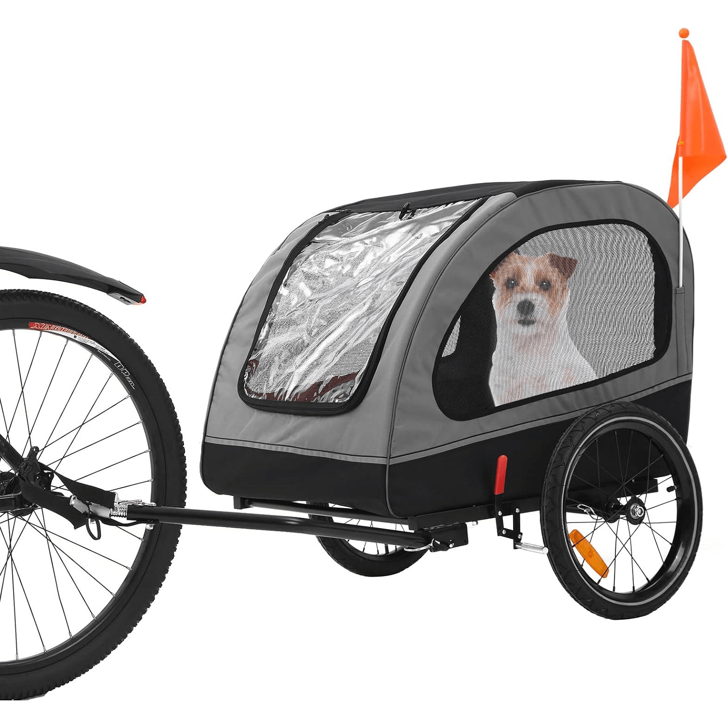 

Dog Bike Trailer, Dog Buggy For Bicycle, Suitable For Small And Medium Pets Up To 88lbs