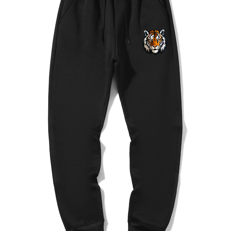 

Old Tiger Pattern Autumn And Winter New Fashion Brand Printed Youth Men's And Leisure Pants