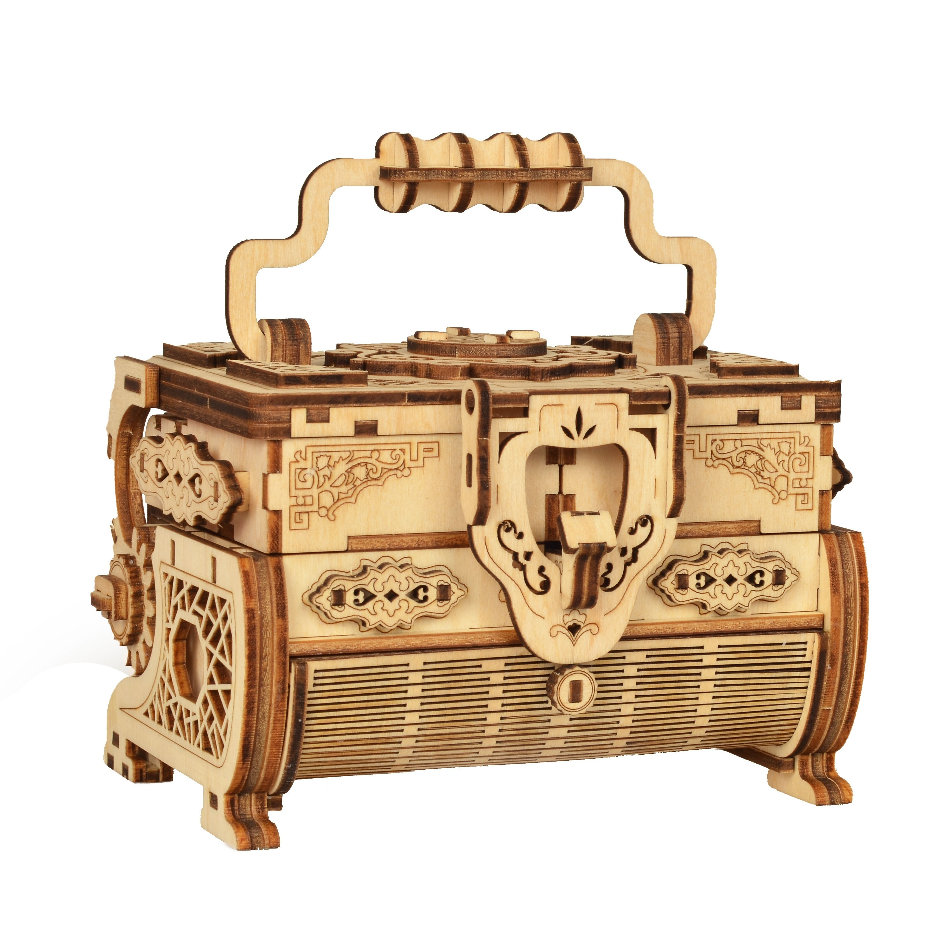 

Diy Antique Music Box Kit - Buildable 3d Wooden Puzzle | Craft & Decor, Perfect Gift For Adults.