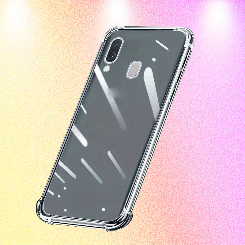 

Clear Transparent Silicone Phone Case A40 Sm-a405f Sm-a405fn Soft Tpu Shockproof Phone Cover Luxury Phone Shell