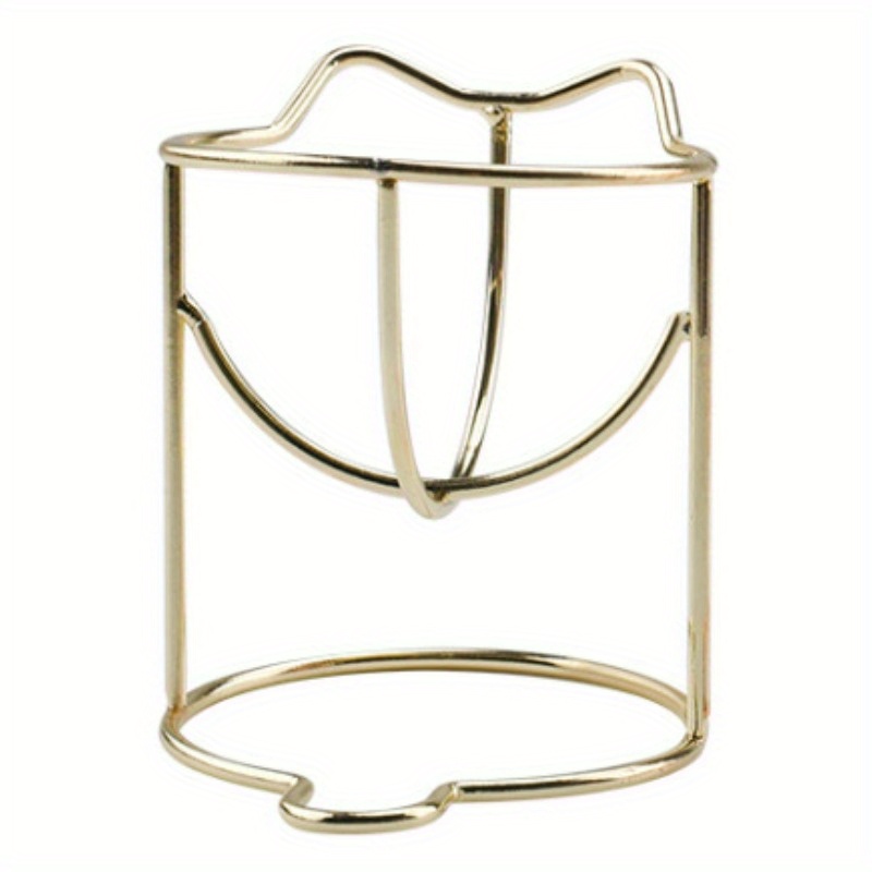 Image of Sponge Holder With Cute Cat Ear Design, Desktop Storage Rack For Vanity Makeup Accessories