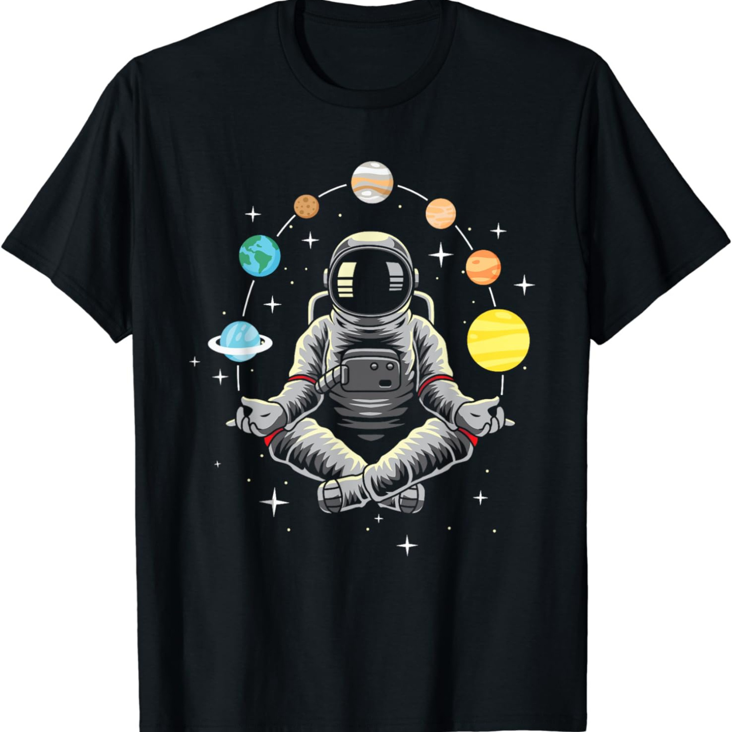 

Meditating Astronaut - Galaxy Spaceman Astronomer Cosmos T-shirt