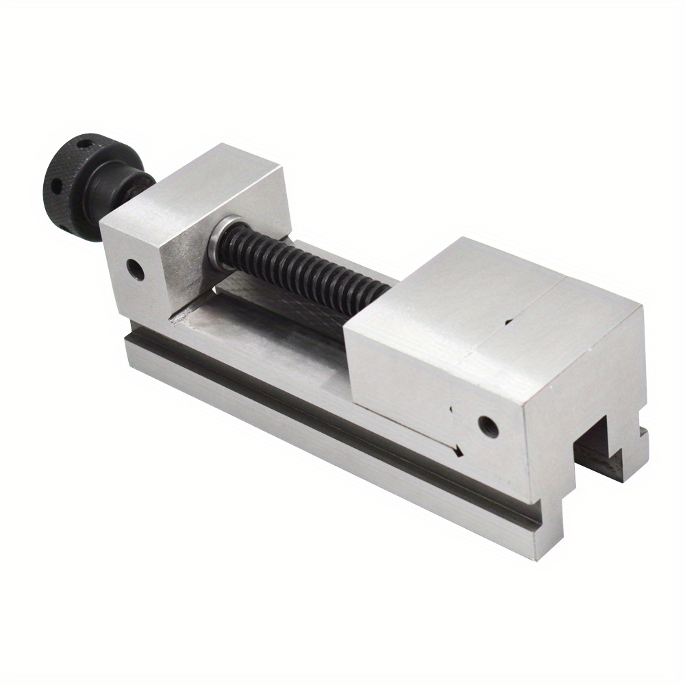 

Precision Toolmakers Vise, 2-1/2" Jaw Width, Stainless Steel - Ideal For Holding Square & Round Parts And Horizontally, One-piece Design With Adjustable Knob, Gripping| Design|hardened