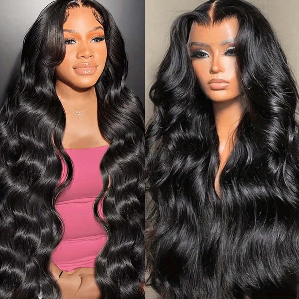 

250 Density 13x6 Body Wave Lace Front Wigs Human Hair Pre Plucked With Baby Hair Wavy Lace Frontal Human Hair Wigs For Women 13x6 Hd Transparent Lace Frontal Wigs With Natural Hairline