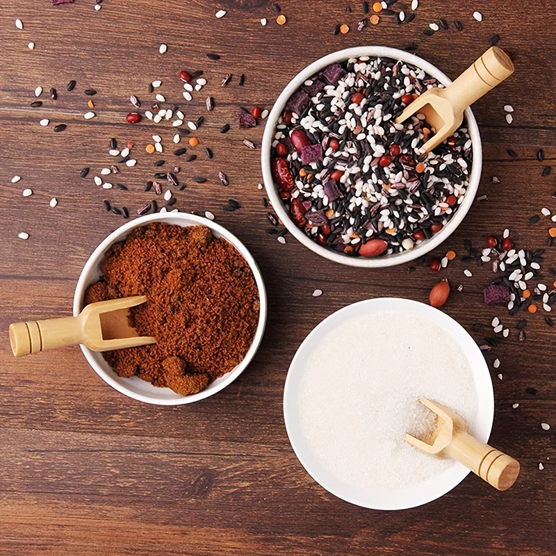 50 Mini Cuillères En Bois - Pour Épices, Glace, Café, Dessert, Cuisine DIY Naturelle