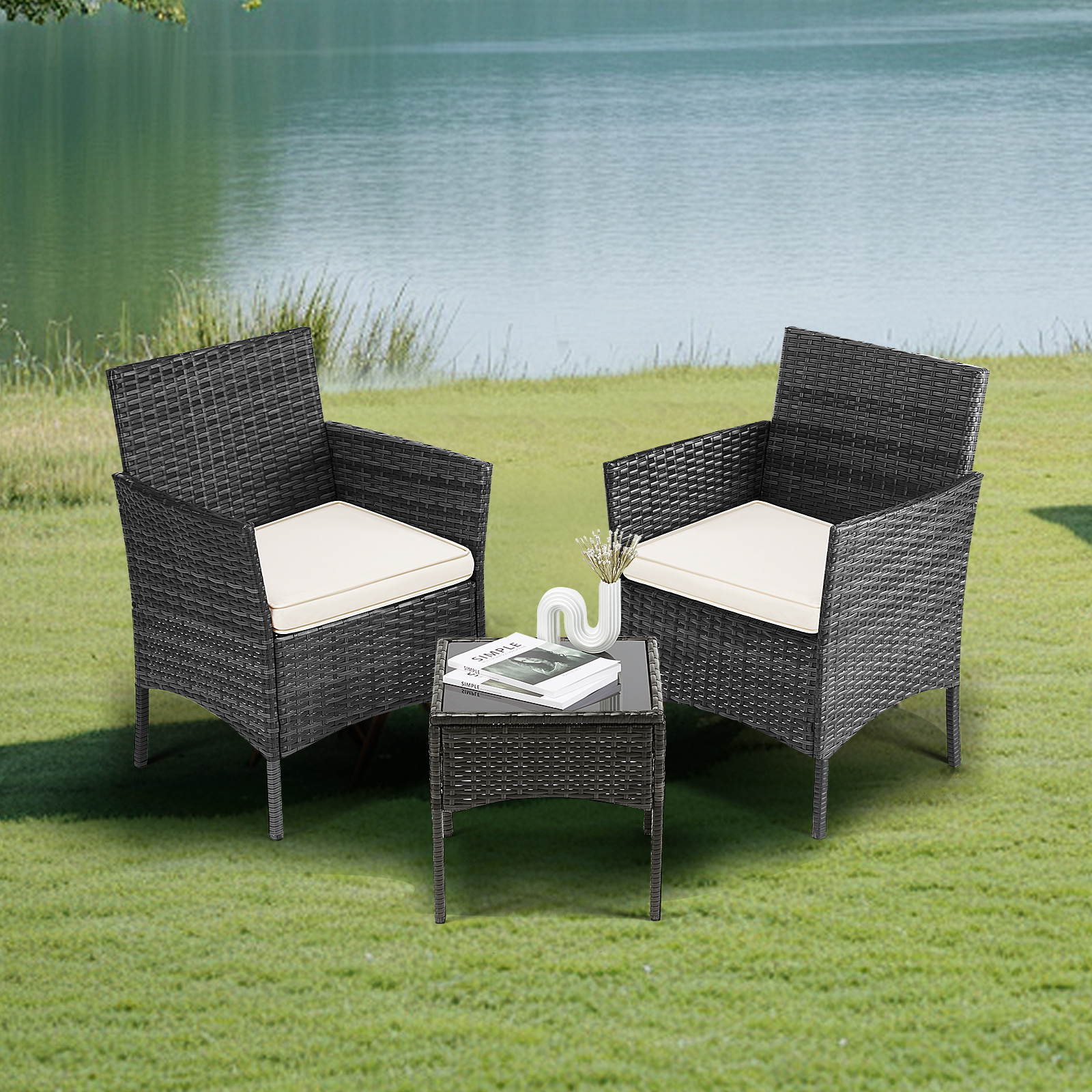 Patio Furniture Set Garden Set Outdoor Wicker Temu