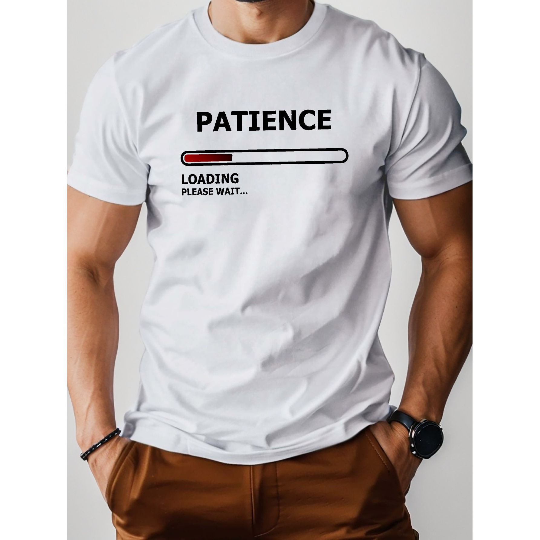 

Patience Loading Pure Cotton Men's Tshirt Comfort Fit