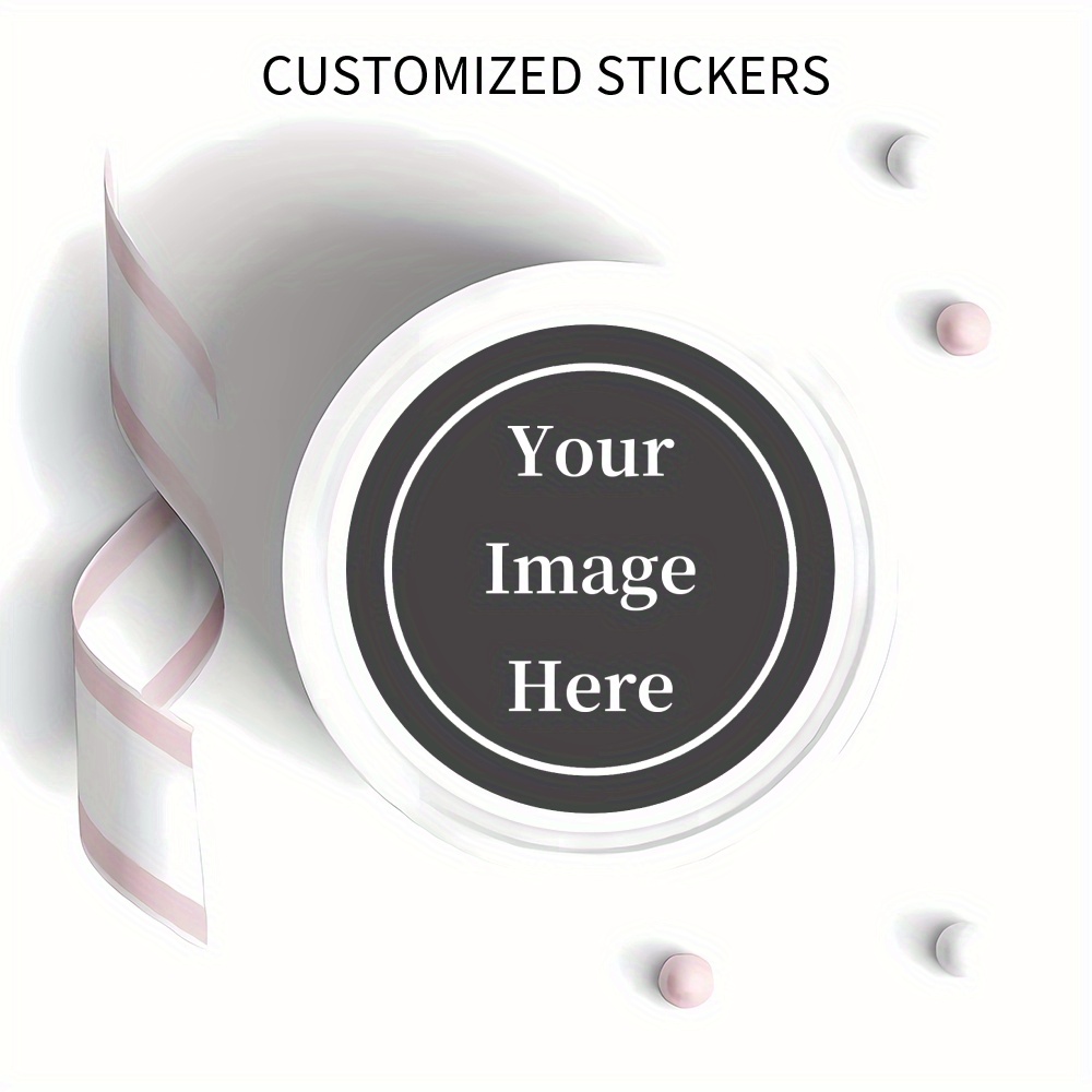 

Stickers - Waterproof & Uv-resistant, Ideal For , Weddings, Gifts, And Promotions | Gift Bags, Laptops & Water Bottles | Round Shape