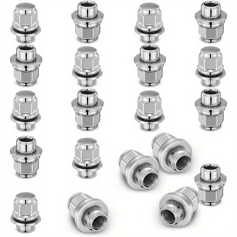 

Oe 12mmx1.5 Lug , 20pcs M12x1.5 Lug End Mag Washer 13/16 21mm Hex 1.46 37mm Compatible Toyota Tacoma Camry Lexus