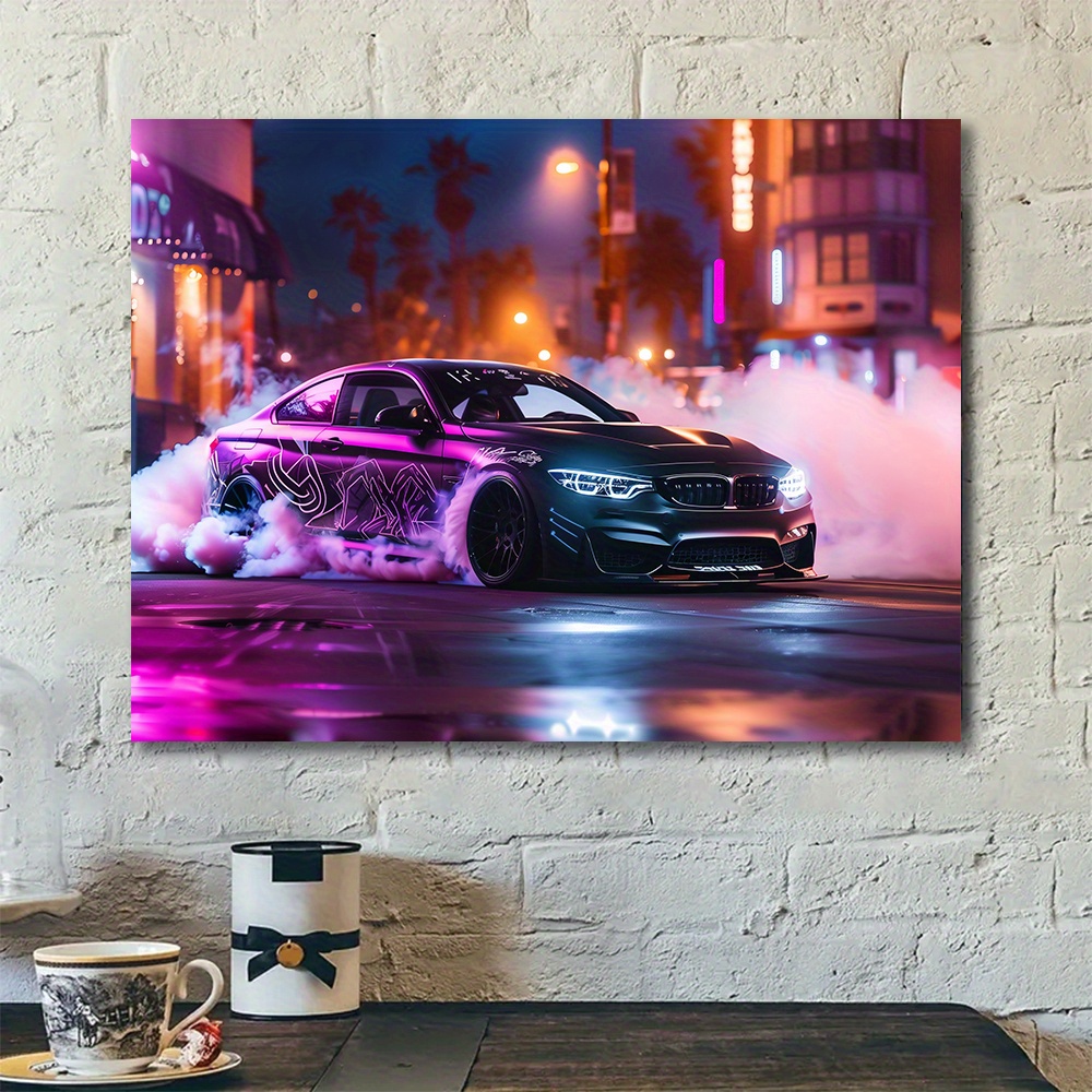 

Car Canvas Art Print, 12x16" - -, - For & Bedroom, For