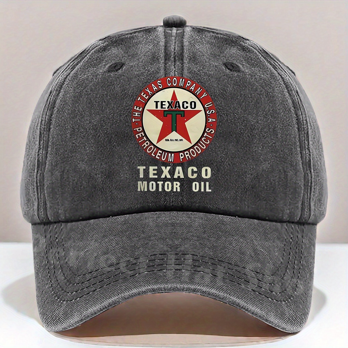 

Texaco Motor Oil Print Baseball Cap - Adjustable, Sun-protective Cotton Dad Hat For Women In Multiple Colors