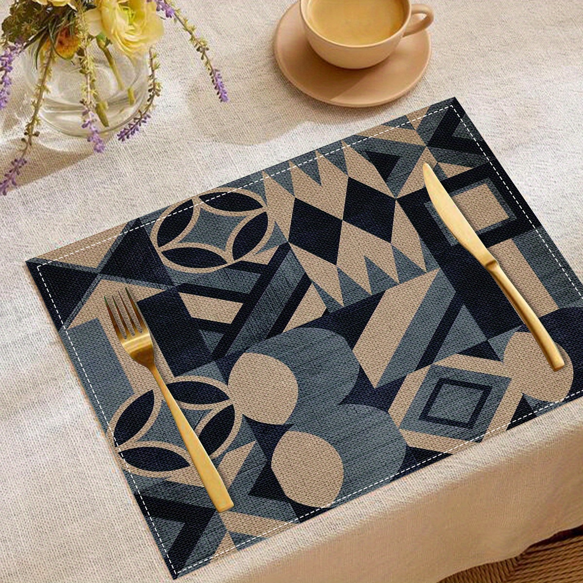 

4pcs Set Placemats - , Table For Dining &