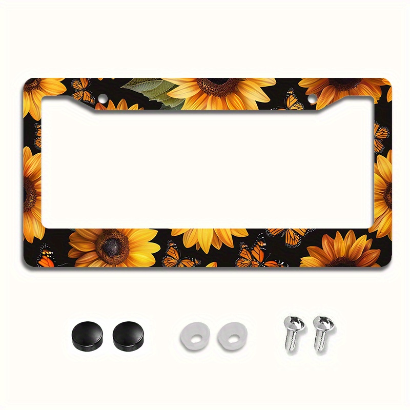 

1pc 6.3x12.2inch(16x31cm) Metal Frame And Car Frame Suitable For Men And Women