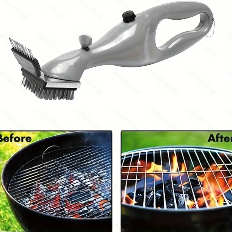 multifunctional bbq grill cleaning brush with     electricity free for cooking kitchen accessories details 1