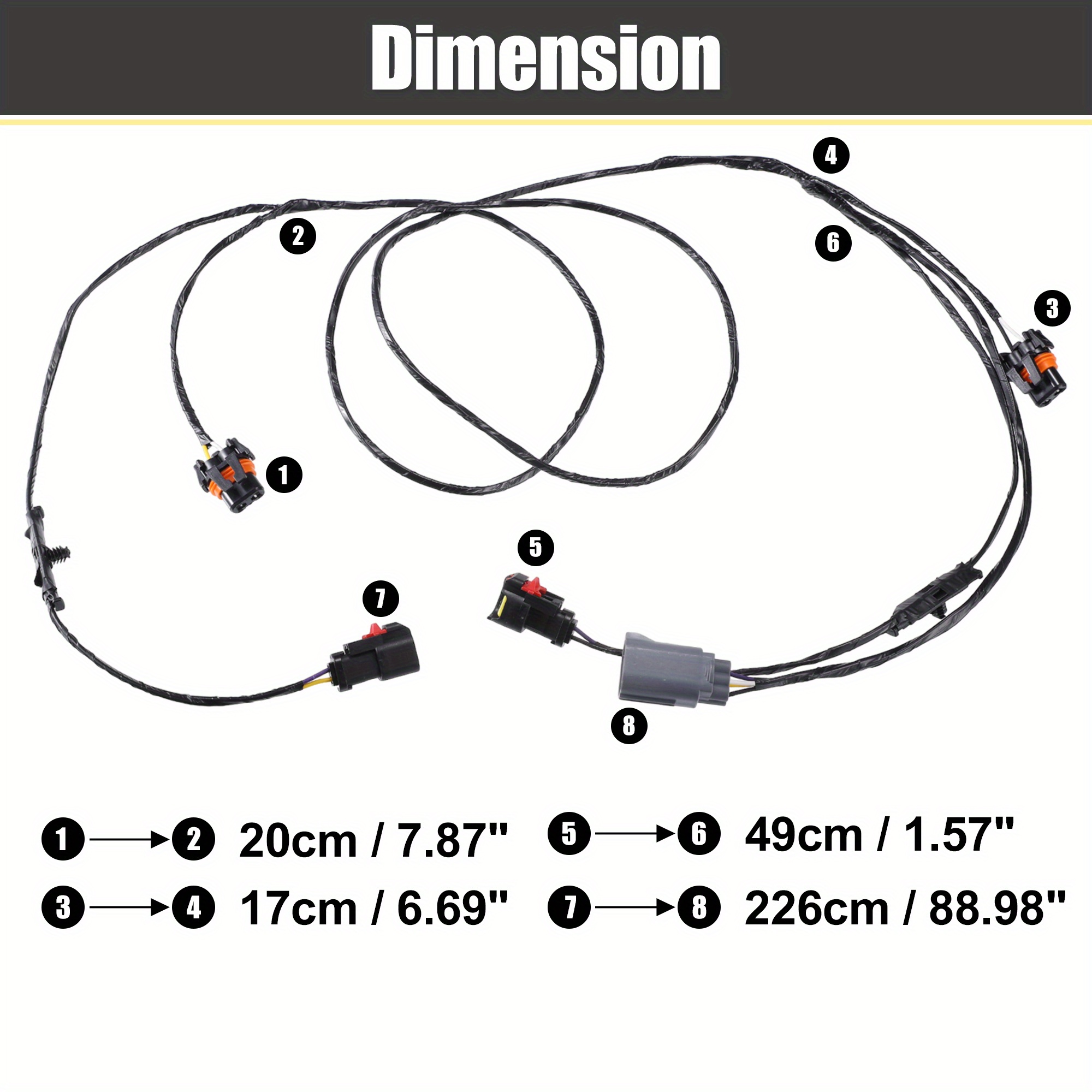 Arnés De Cableado Original GM Para Sensores Y Antiniebla GMC Terrain 2019-2021 (84143971)