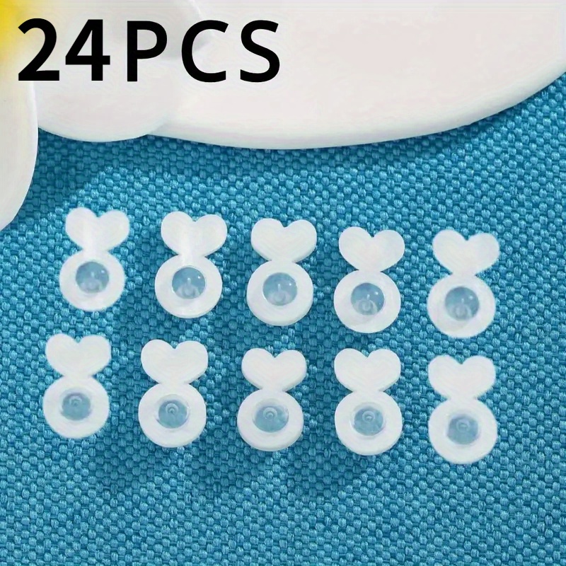 

Silicone Earring Backs For Heavy Duty Earrings - 4/8/12/24 Piece, Invisible Lift Support Pads For Non-dangling Ears, Comfortable Wear Safety Backings For Studs And Hoops