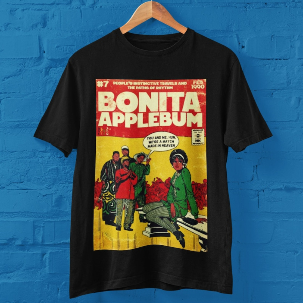 

Called , Bonita Applebum! Vintage Album, 80s 90s Hip Hop Rb, Tribe Tshirt Retro Comic Tee, Q Tip Atcq Peoples Instinctive