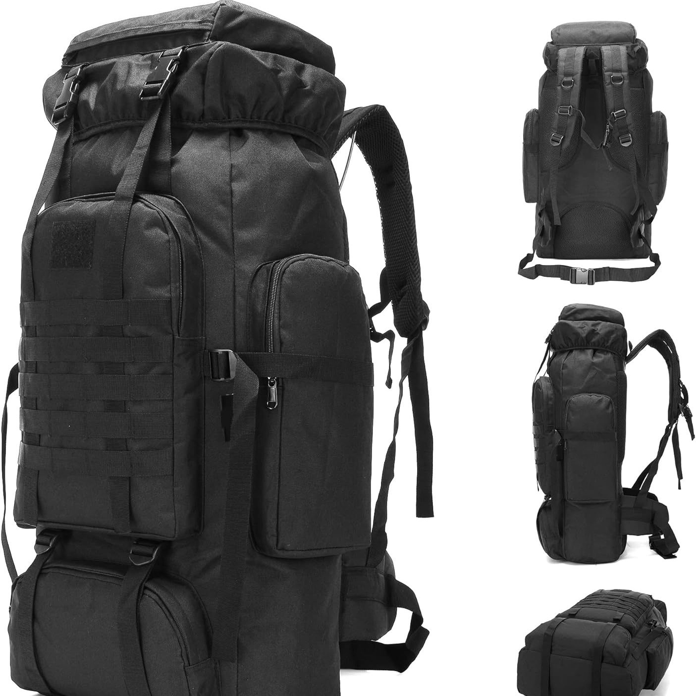 

70l Hiking Backpack, Camping Adjustable Waterproof Climbing Sport Bags