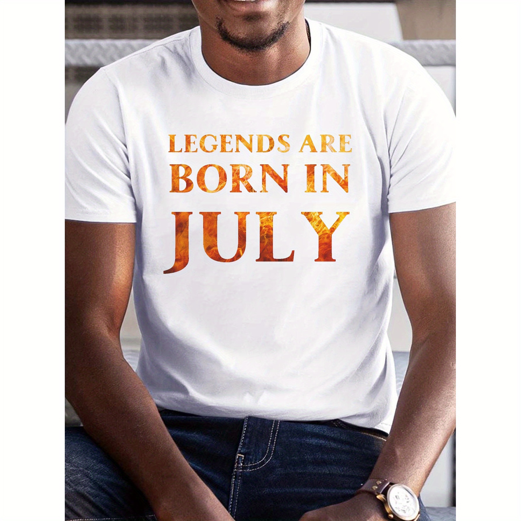 

Legends July Pure Cotton Men's Tshirt Comfort Fit