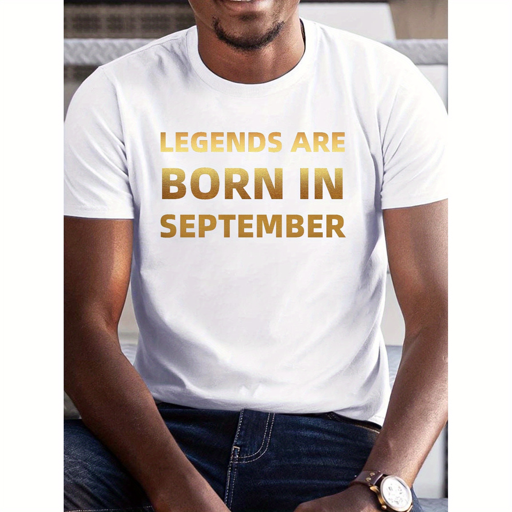 

Legends September Pure Cotton Men's Tshirt Comfort Fit