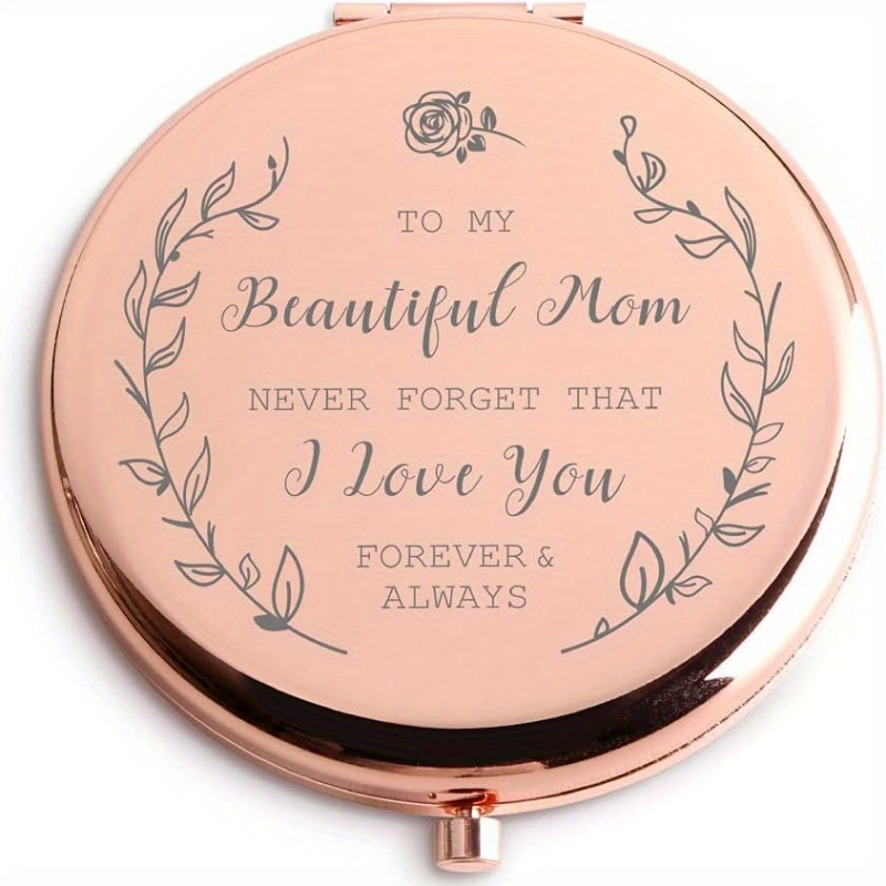 TEMU Birthday Gifts For Mom?rose Golden Compact Makeup Mirror?gifts For Mom From Daughter Or Son, Mother Of The Bride Gifts, Gifts, Gift For To My