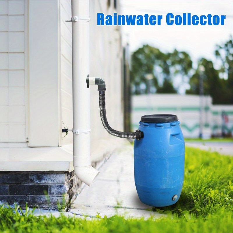 

Rainwater Collector, Downpipe Water Collector, Quick Rain Barrel Connector With Mounting Accessories, Rain Thief Rain Barrel Connector, Suitable For Roofs In Different Sizes