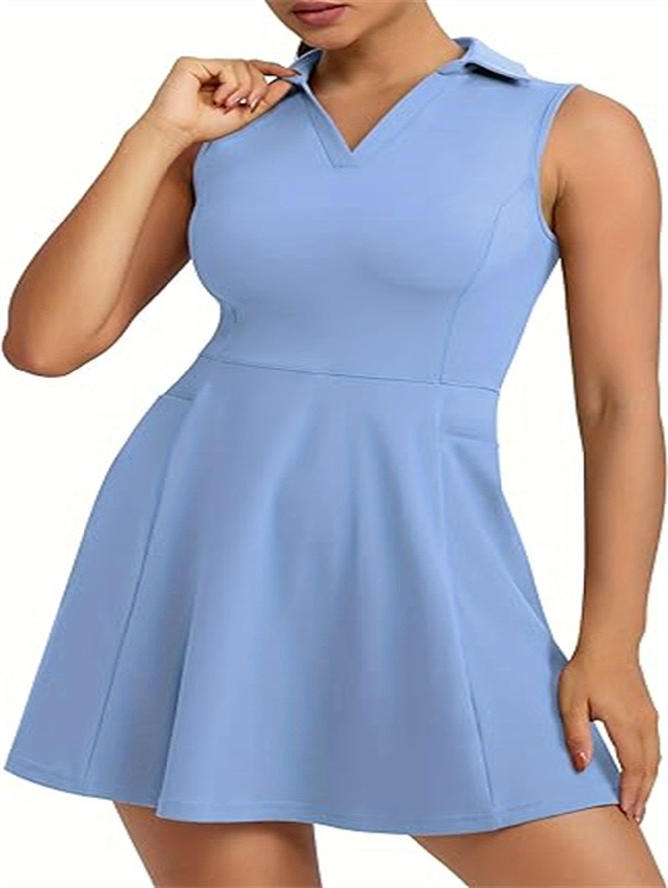 princess polly baby blue dress 2023 Cute Little White Dresses to Take You From Bachelorette Party to the  Honeymoon main image 0
