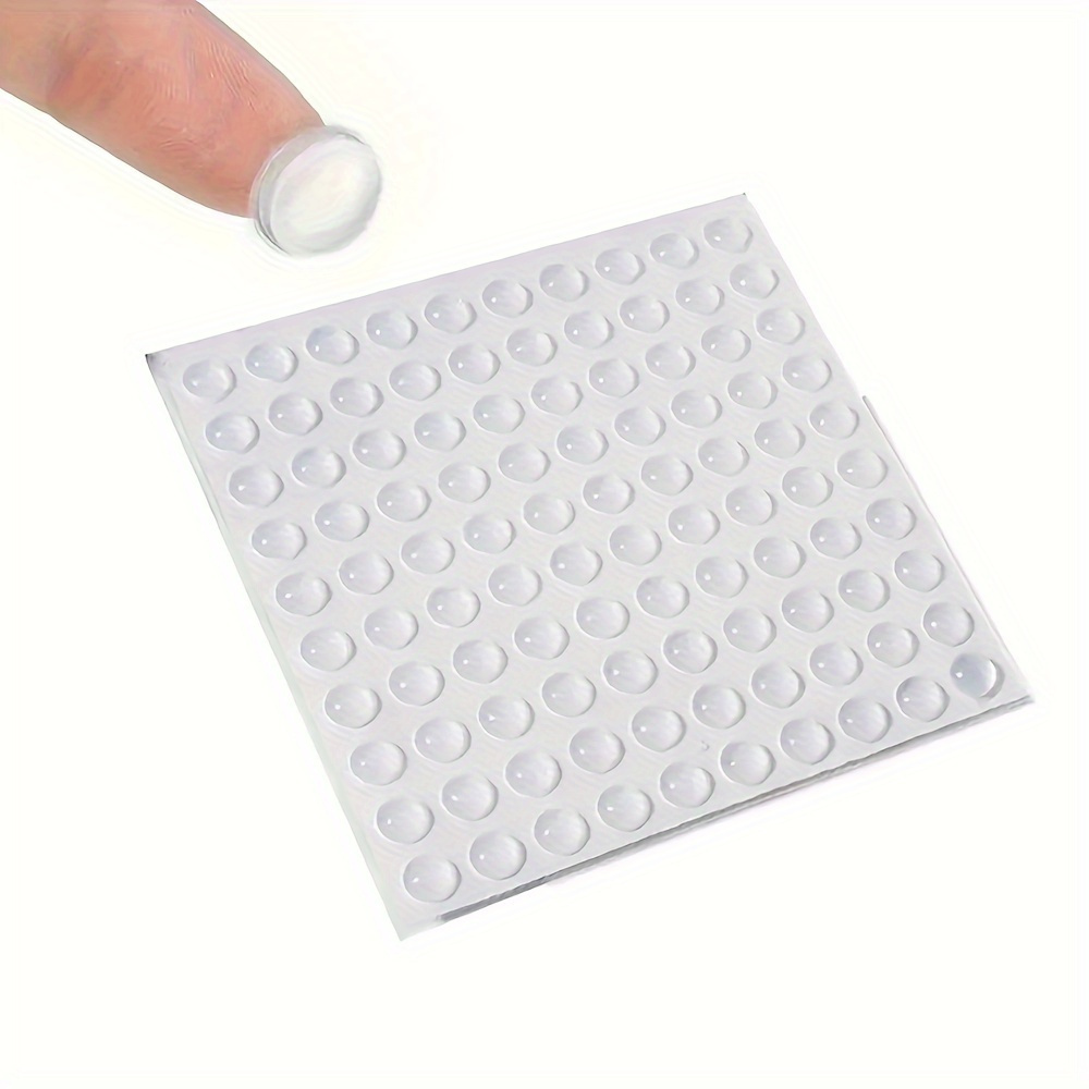 100pcs Premium Transparent Hemispherical Silicone Pads - Ideal For Cabinet Doors, Handles, Furniture, Anti-collision And Noise Reduction For Non-slip Handles - Durable Protection