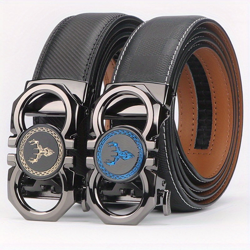 

Men's Belt, Slide Ratchet Belt With Premium Leather, Ratchet Dress Belt With Automatic Click Buckle, Father's Day Gift