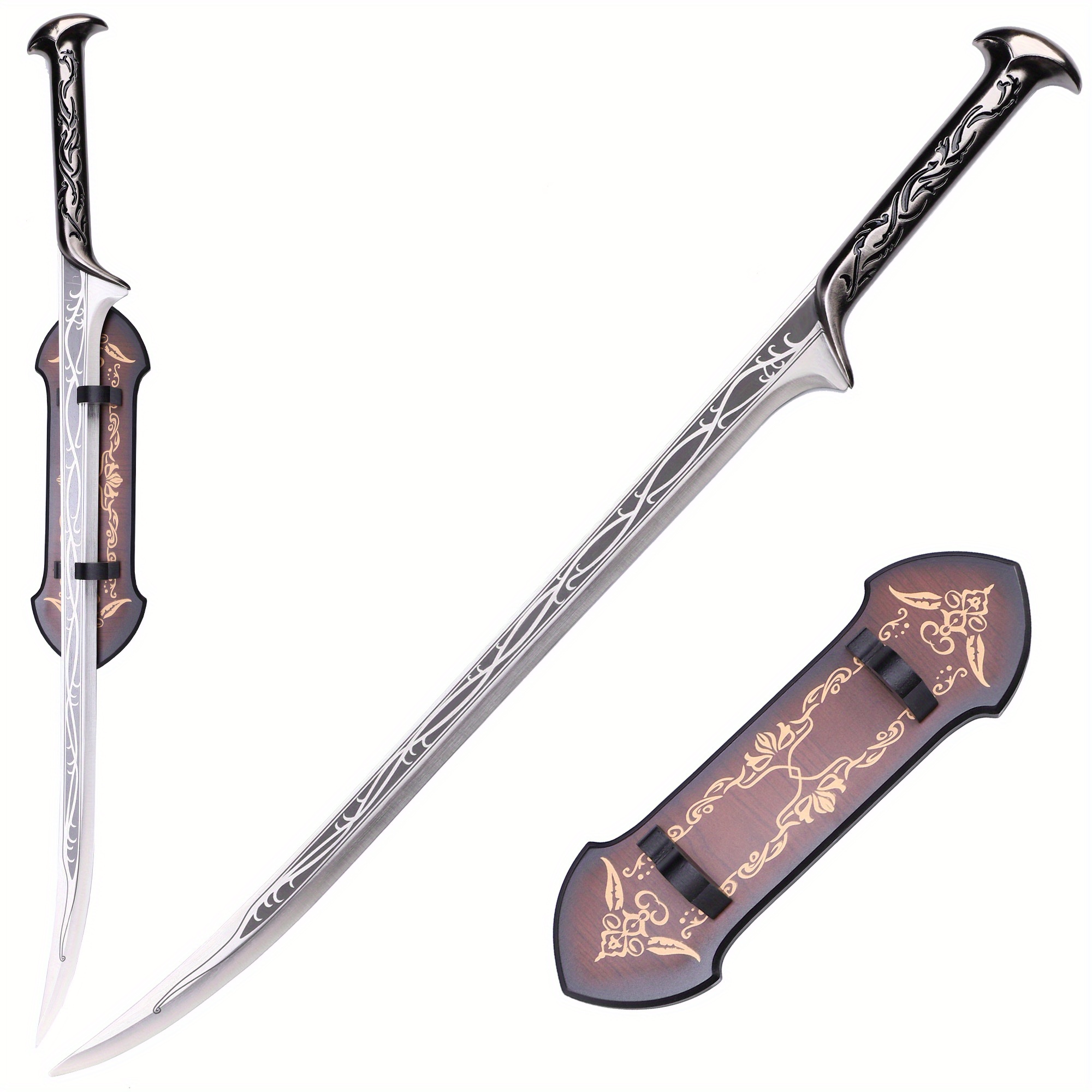 

The Thranduil The Elvenking, Stainless Steel Blade, Western Sword Cosplay, For Collectors, Length 27.5"/33"/37.8