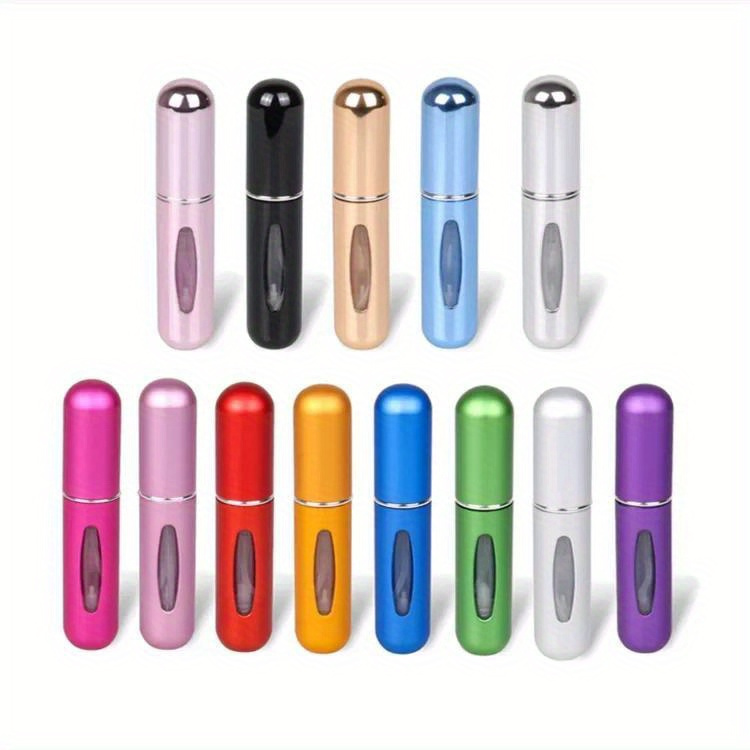 10pcs 5ml perfume atomizer portable container for cosmetics traveling mini aluminum spray alcohol empty refillable bottle details 1