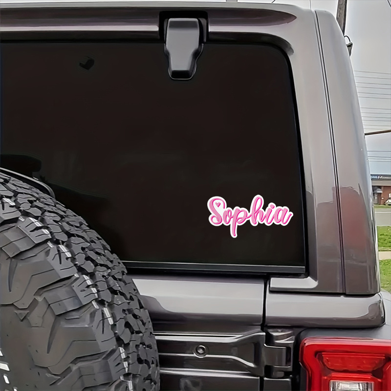 

Personalized Vinyl Decal Sticker - Waterproof & Durable For Cars, Laptops, Water Bottles & Tumblers - Perfect Birthday Gift Vinyl Stickers Waterproof Waterproof Vinyl Stickers