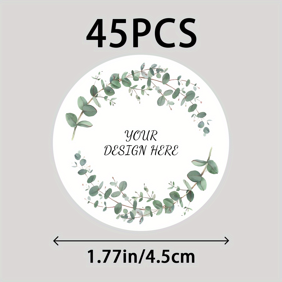 Custom 45pcs Birthday Wedding Celebration Business Stickers, Souvenirs, Baking Gift Decorations