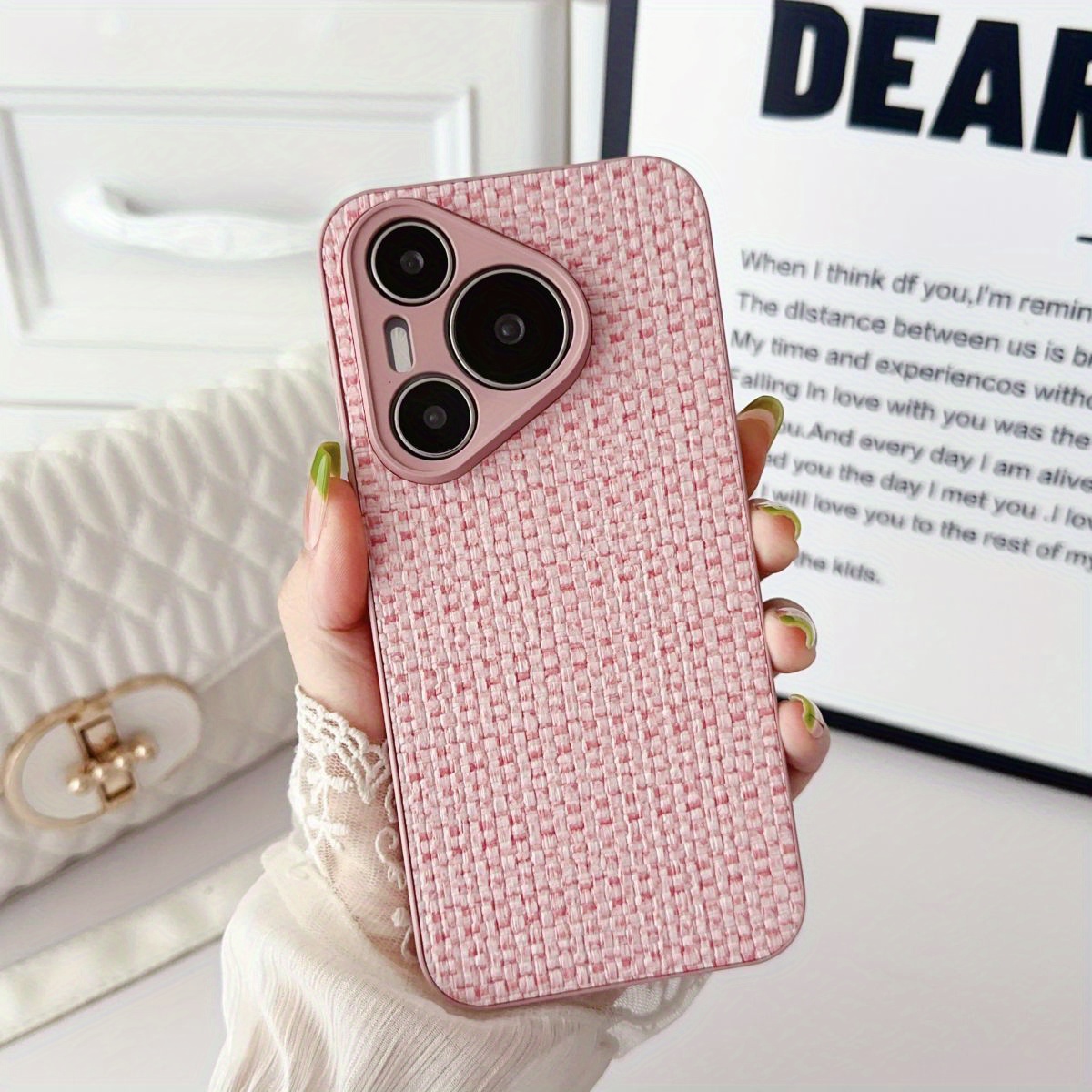 2-in-1 Braided Pattern Phone Case for Huawei Pura 70 pro ultra_voghion.com
