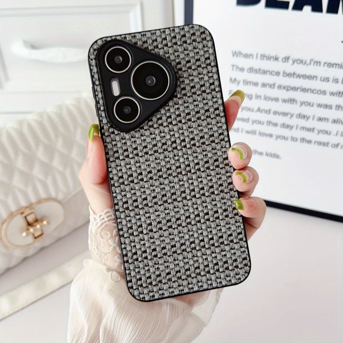 2-in-1 Braided Pattern Phone Case for Huawei Pura 70 pro ultra_voghion.com