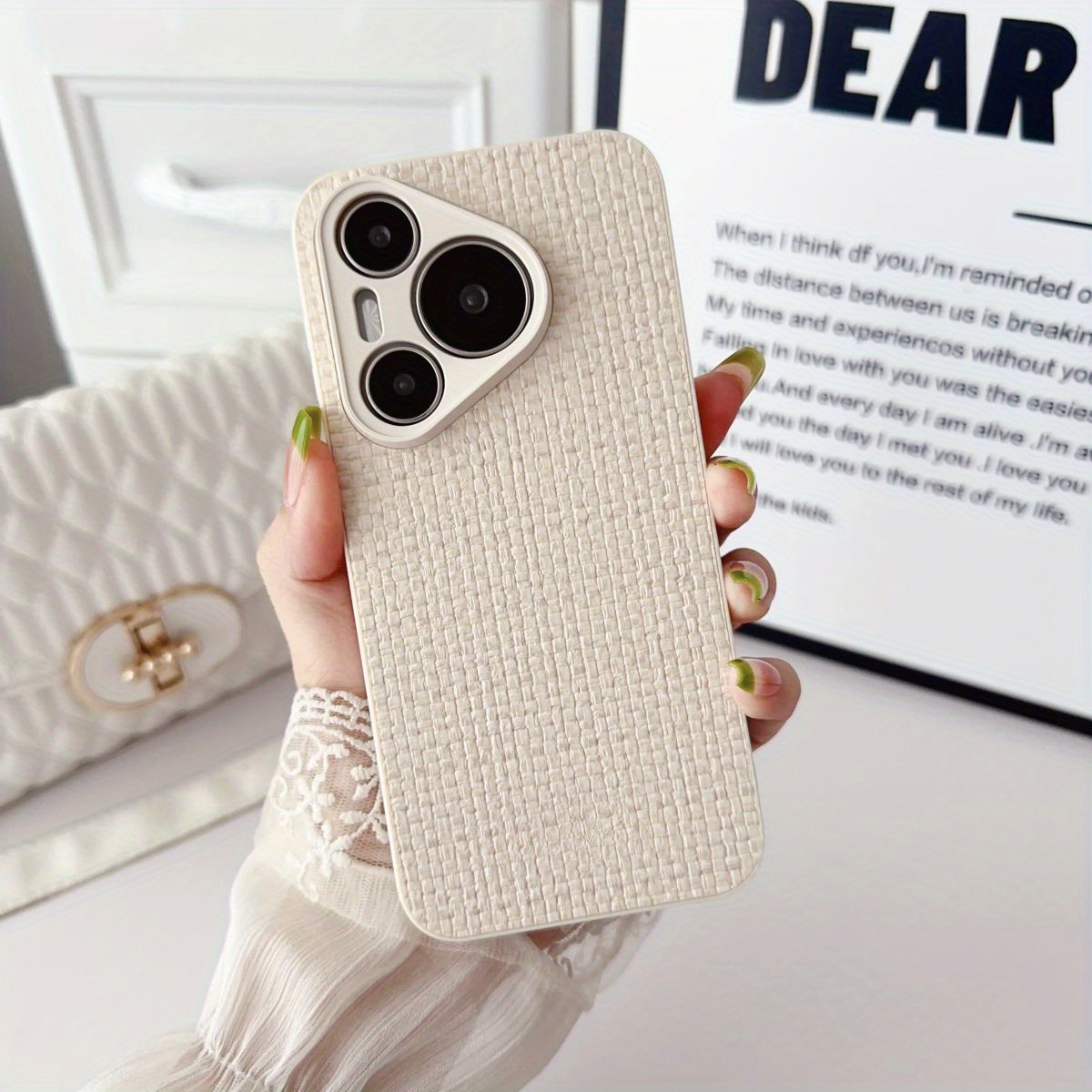 2-in-1 Braided Pattern Phone Case for Huawei Pura 70 pro ultra_voghion.com