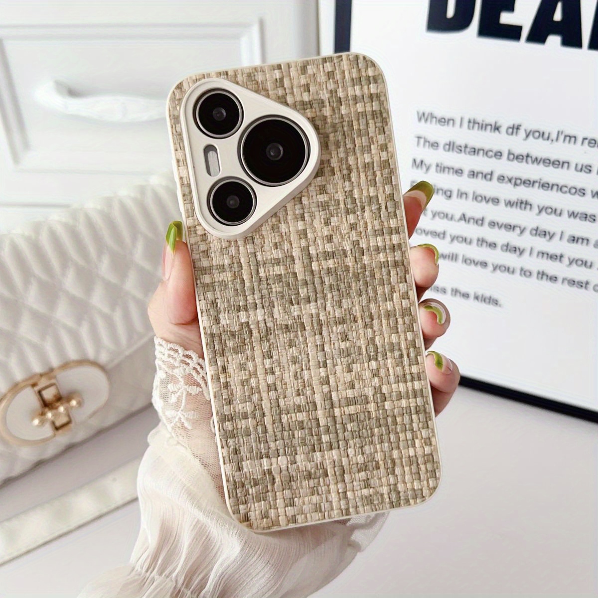 2-in-1 Braided Pattern Phone Case for Huawei Pura 70 pro ultra_voghion.com