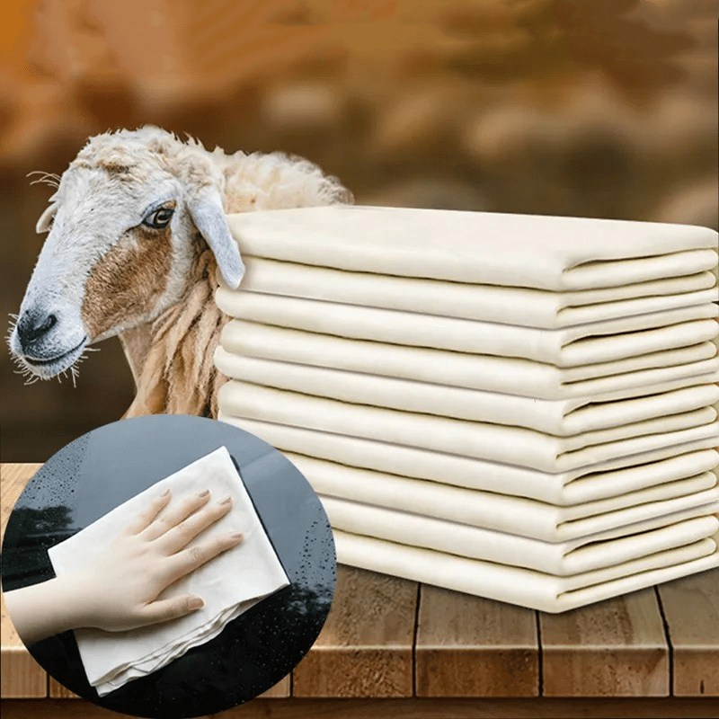 

- Sheepskin Car Towel - , -dry Suede Cloth For -free Cleaning