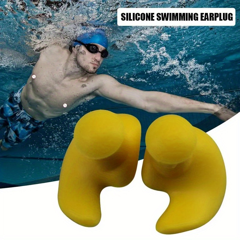 2/4/6pcs Waterproof Silicone Soft Earplugs for Swimming - Portable and Durable Accessories