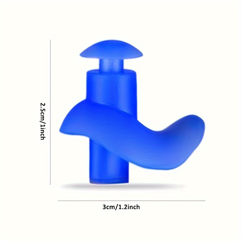 2/4/6pcs Waterproof Silicone Soft Earplugs for Swimming - Portable and Durable Accessories