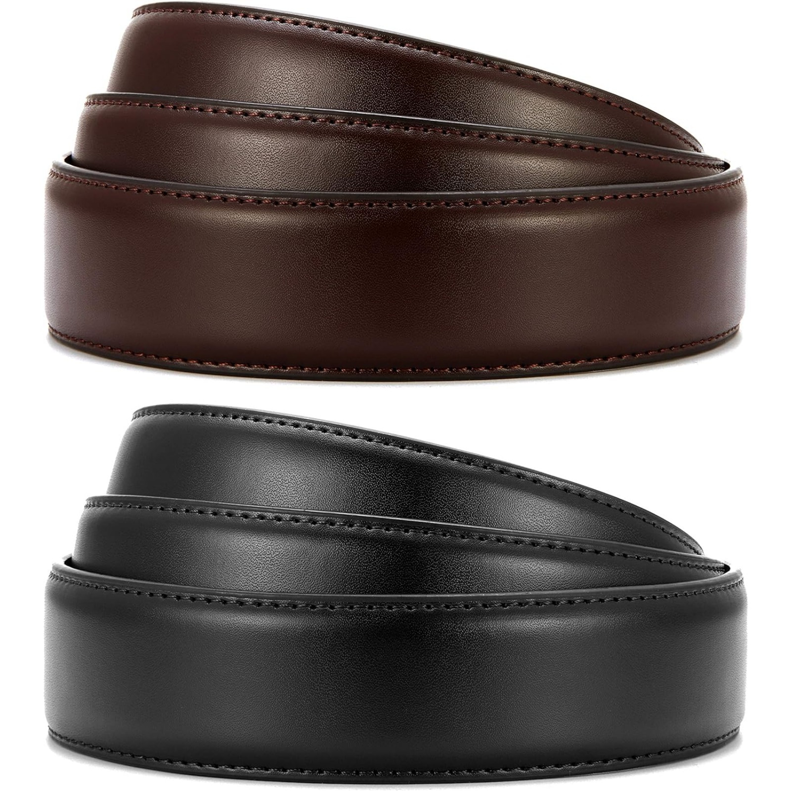 

Chaoren Ratchet Belt Replacement Strap, Leather Belt Strap For 40mm Slide Click Buckle