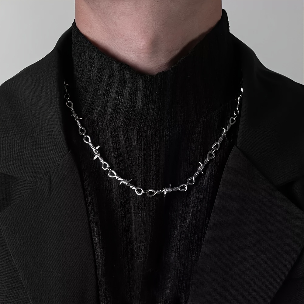 

Twist Metal Necklace For Men