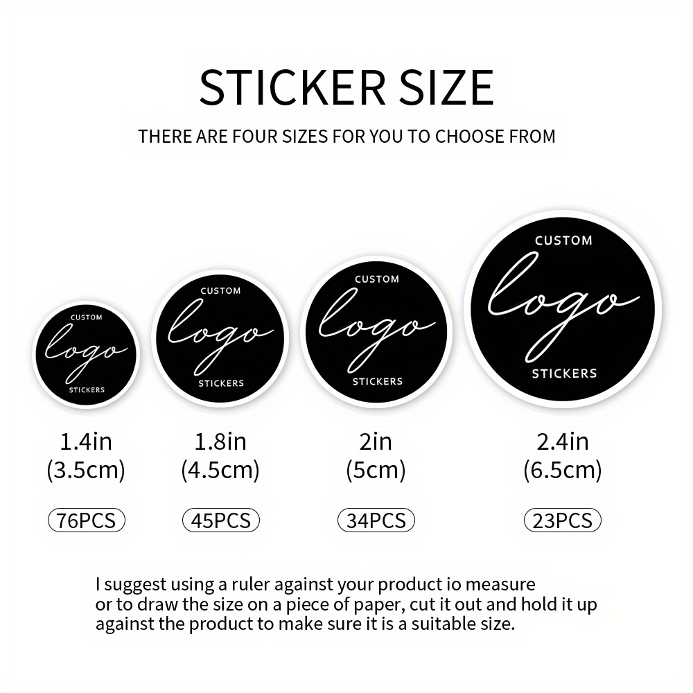 (upgraded, & High Quality) Personalized Image Customization Stickers, Perfect For , Takeout Restaurants, Weddings, Gifts, And Promotional Activities, Used For Gift Bags, Laptops, Water Bottles